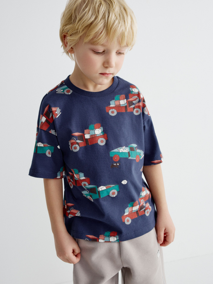 Футболка Sela детская оверсайз с принтом Союзмультфильм, арт. 35020