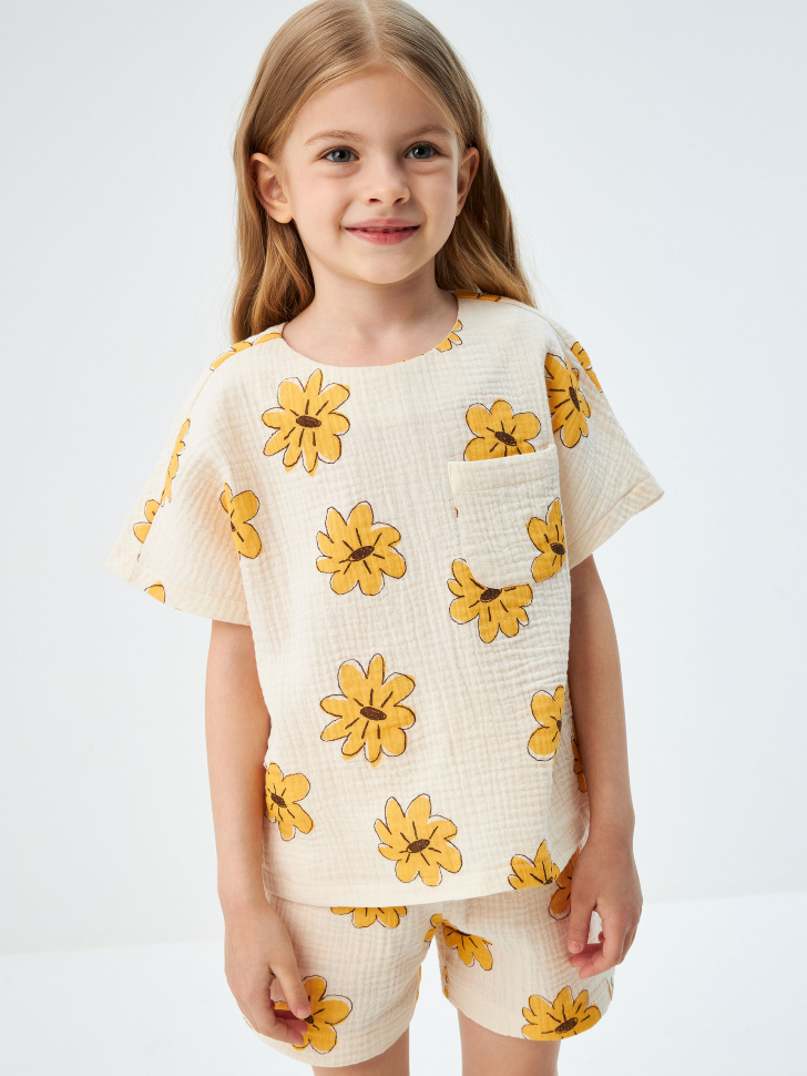 

Футболка с карманом детская