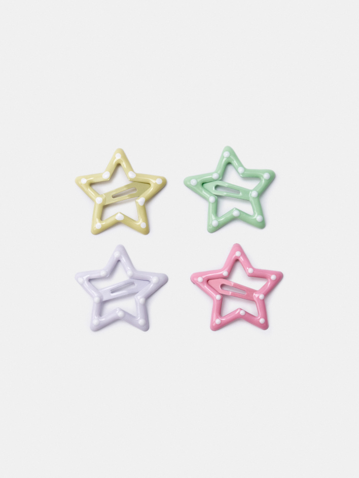 Заколки клик-клак SELA, разноцветный, арт. 43023