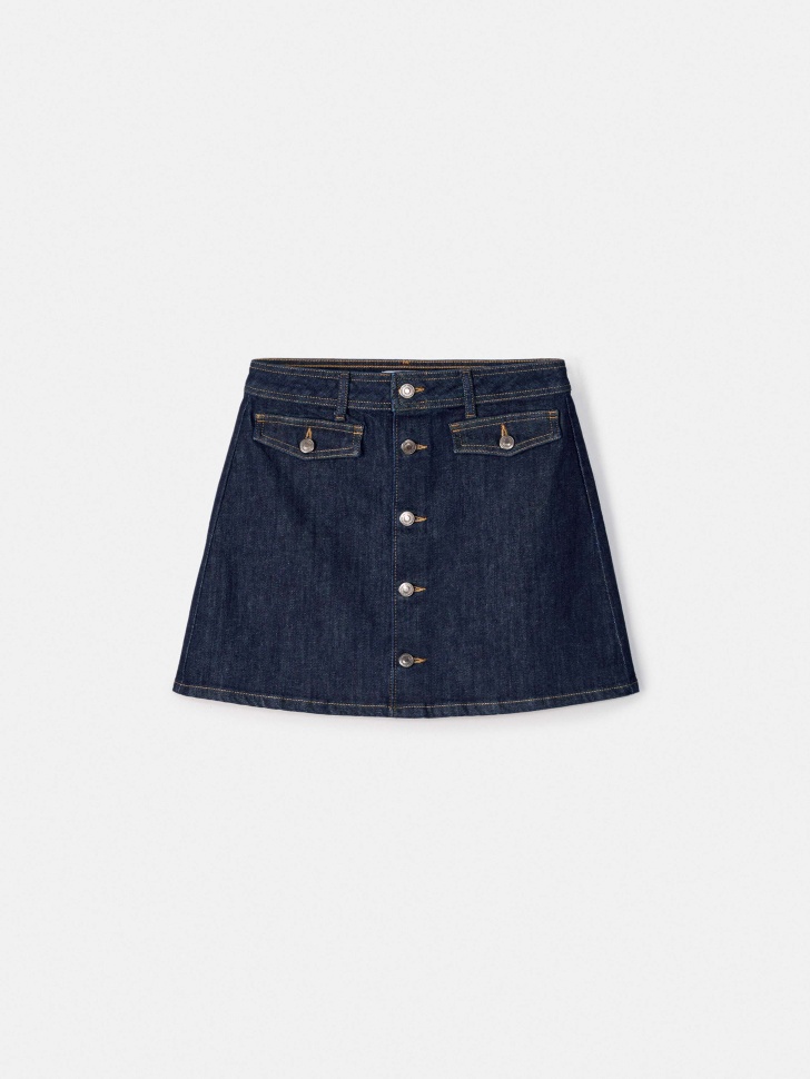 Джинсовая мини-юбка Sela, синий, арт. 54333