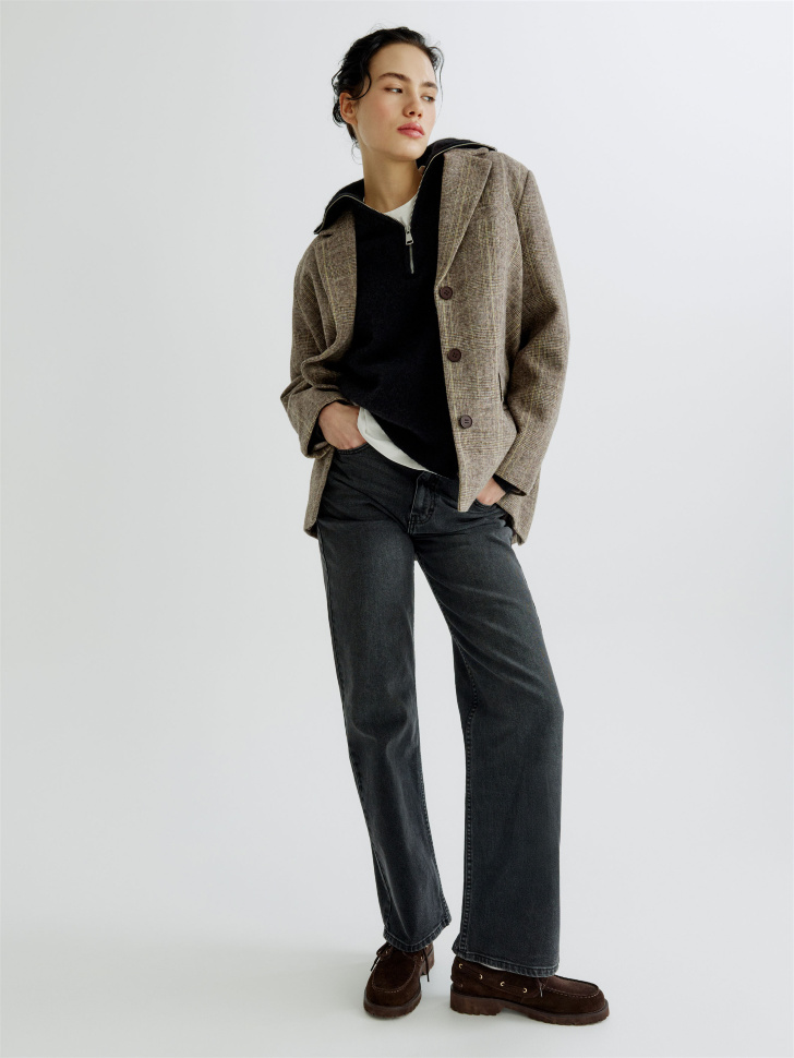 

Классические прямые джинсы с высокой посадкой, SL6801011429