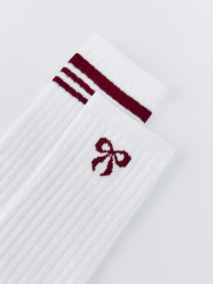 набор из 2 пар гольфов для девочек от бренда sela вид слева