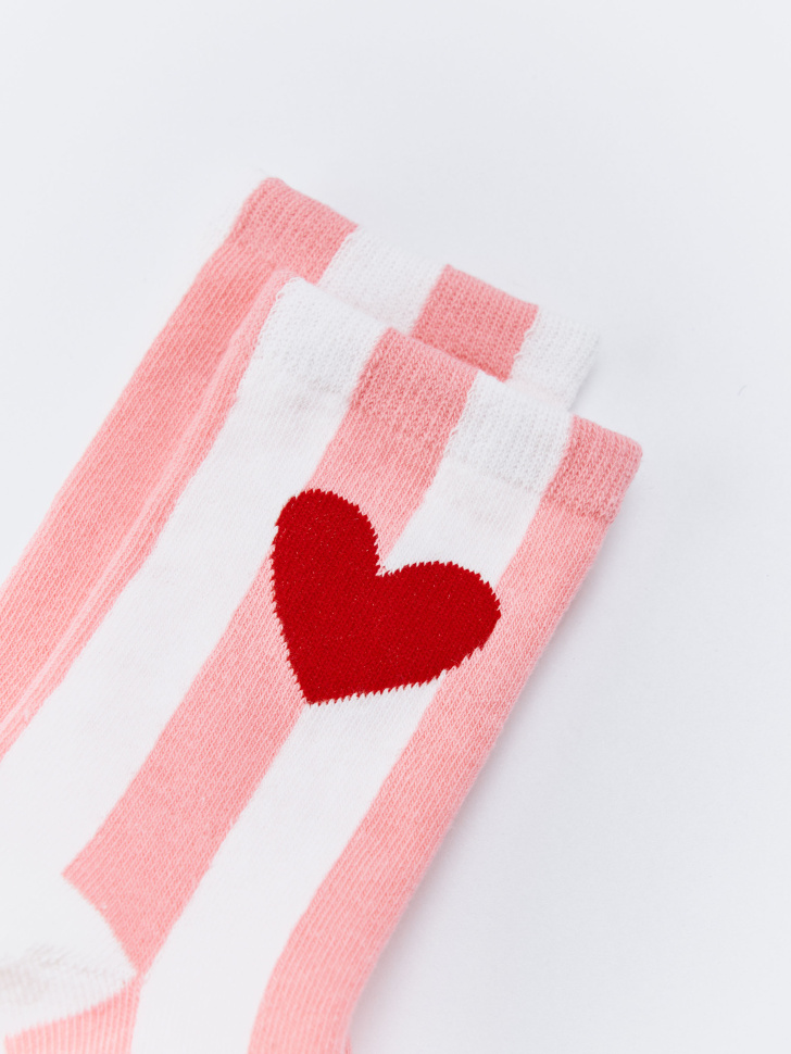 носки с принтом для девочек от бренда sela вид слева