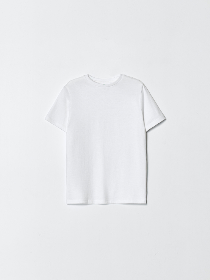 Футболка SELA Базовая детская, белый, арт. 34511