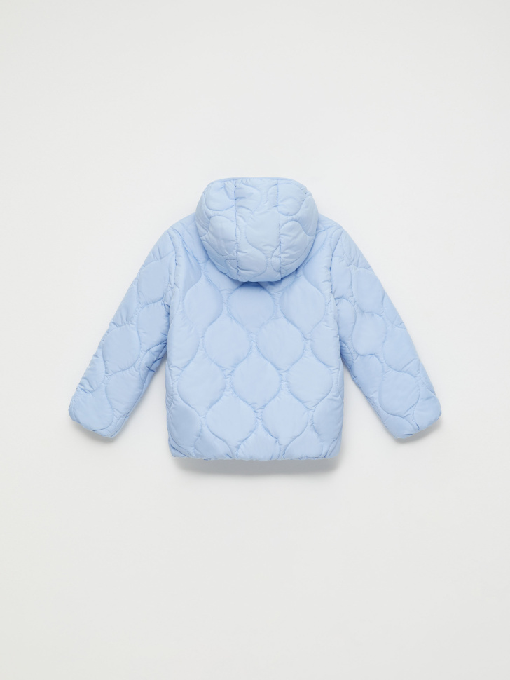 Стеганая куртка с капюшоном для девочек (голубой, 104/ 4-5 YEARS) от Sela