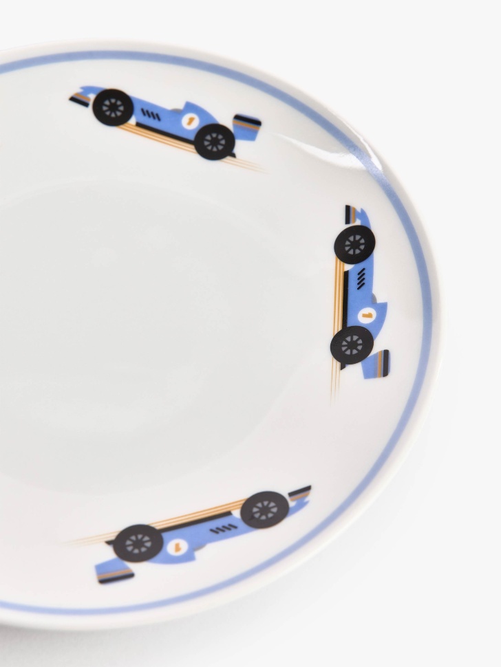 детская десертная тарелка из фарфора с рисунком по цене 1399 руб вид справа