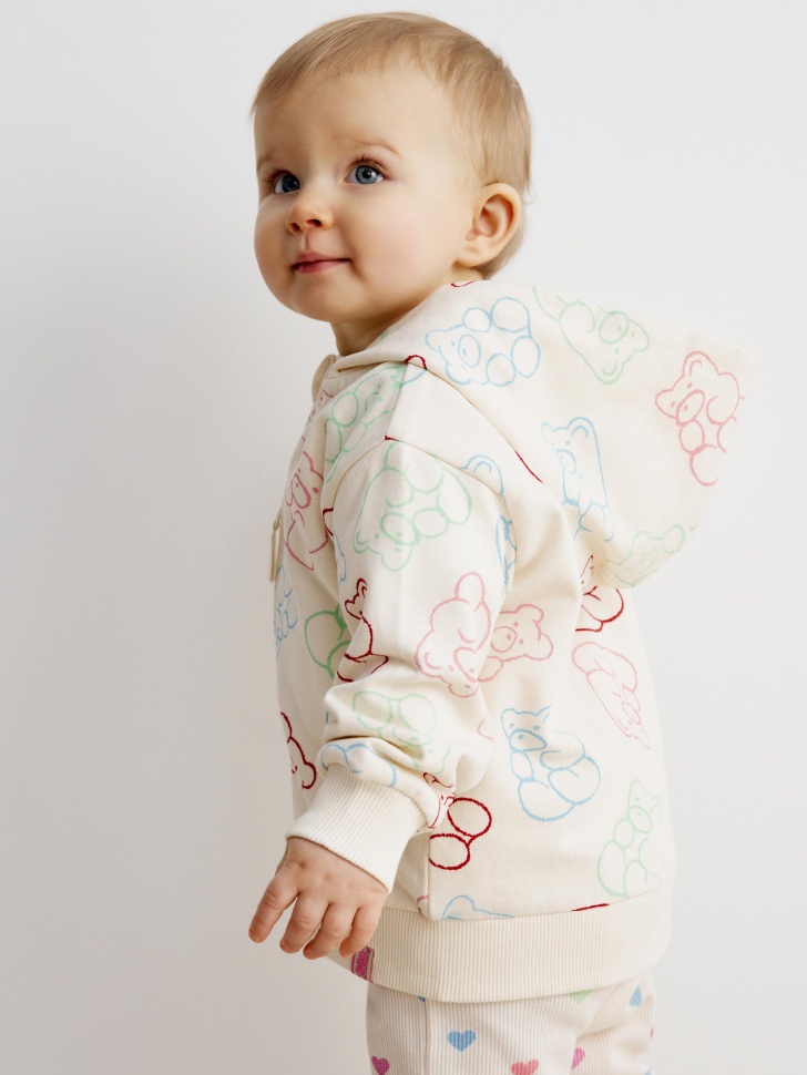 

Толстовка с принтом для малышей, SL6802000401