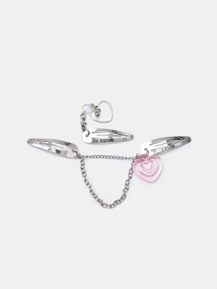 набор заколок клик-клак для девочек, 3 шт. 4610517364142 фотография