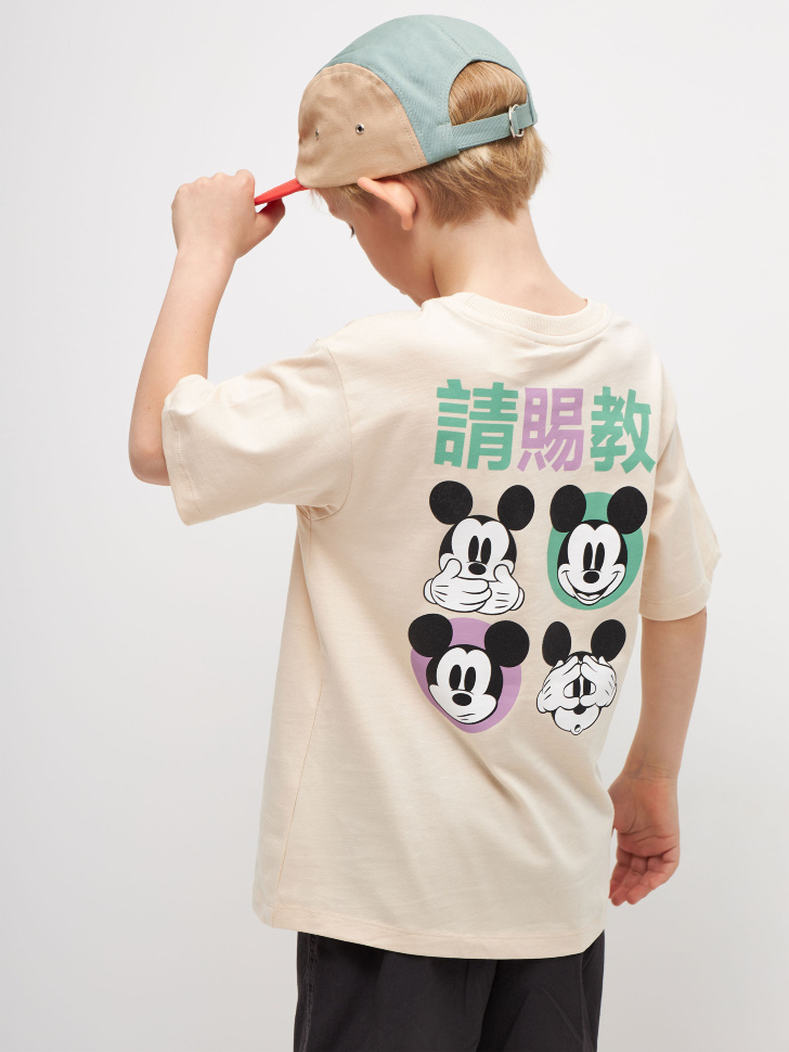 

Футболка с принтом Disney Mickey Mouse для мальчиков, Белый