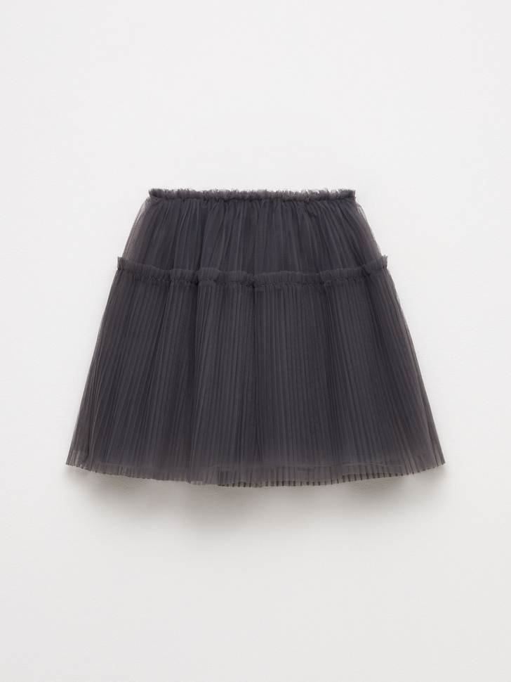 юбка для девочек (серый, 110) sela 4680129974077 - фото 2