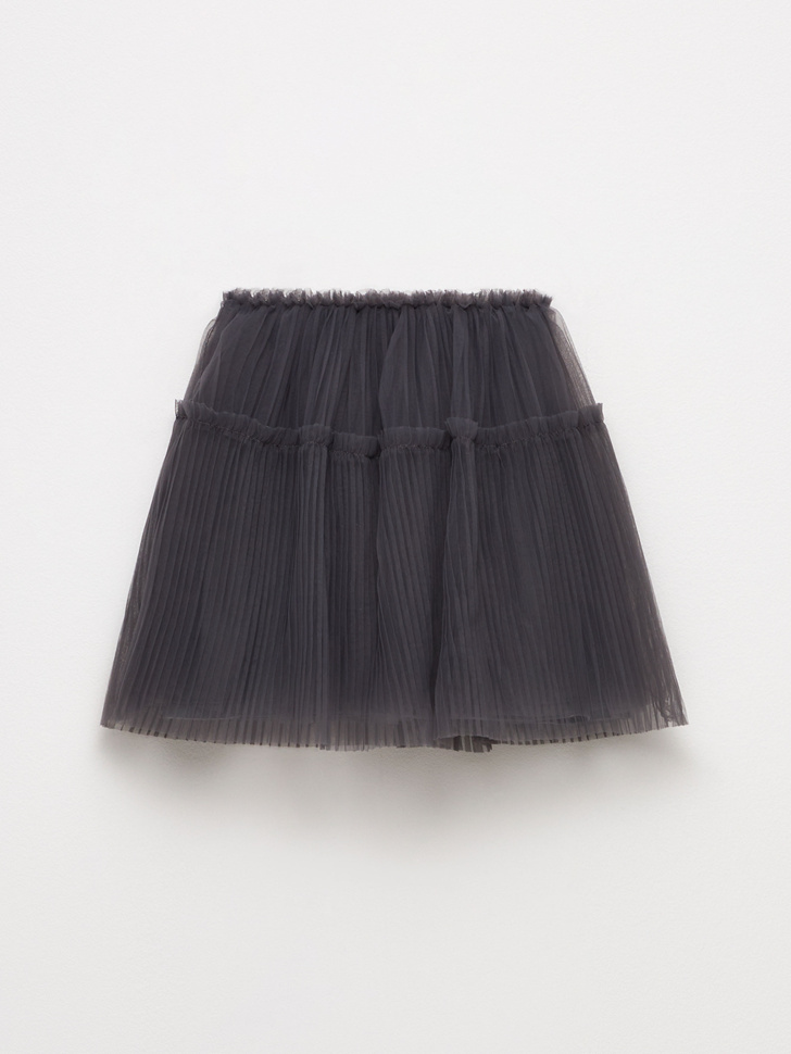 юбка для девочек (серый, 110) sela 4680129974077 - фото 4