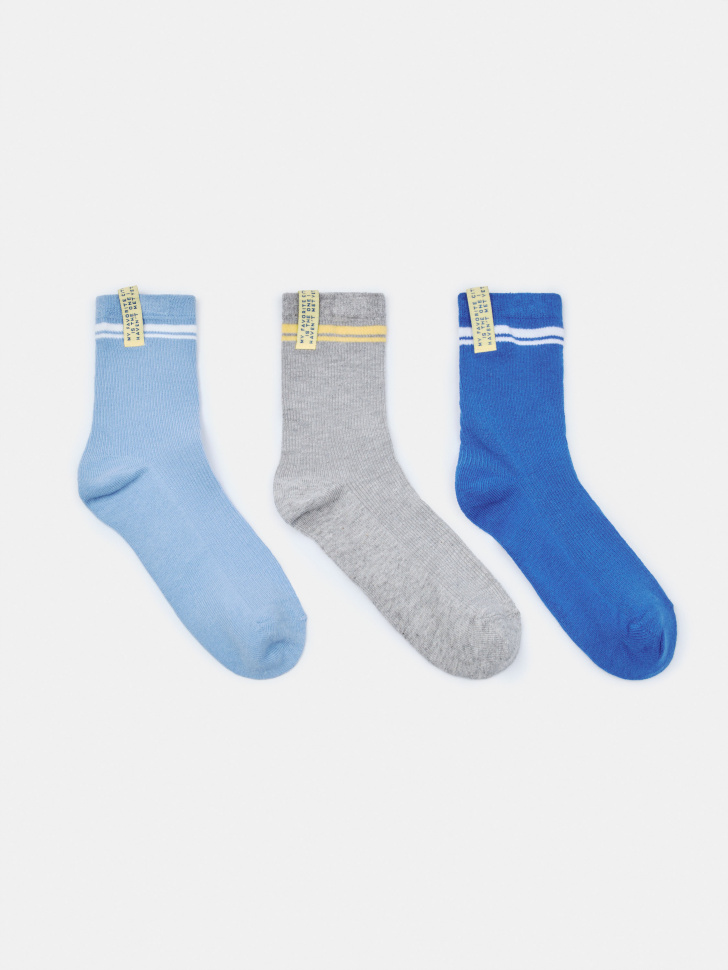 Набор носков Sela (3 пары), разноцветный, арт. 52239