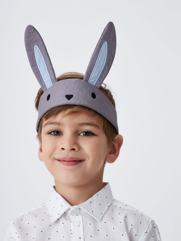 Карнавальные уши зайца для детей sela 4680168221668 - фото 1
