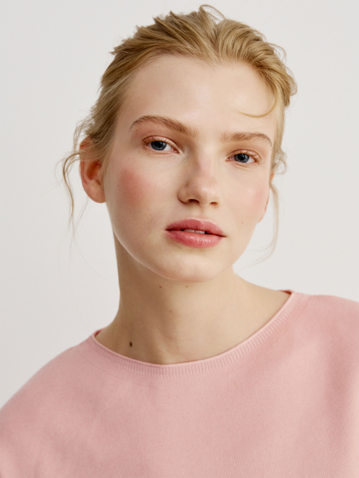 вязаный жилет из смесового лиоцелла с содержанием шелка по цене 3999 руб вид справа