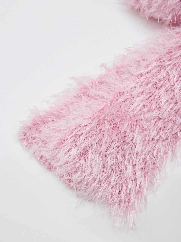 пушистый шарф для девочек 4610517035011 с промокодом