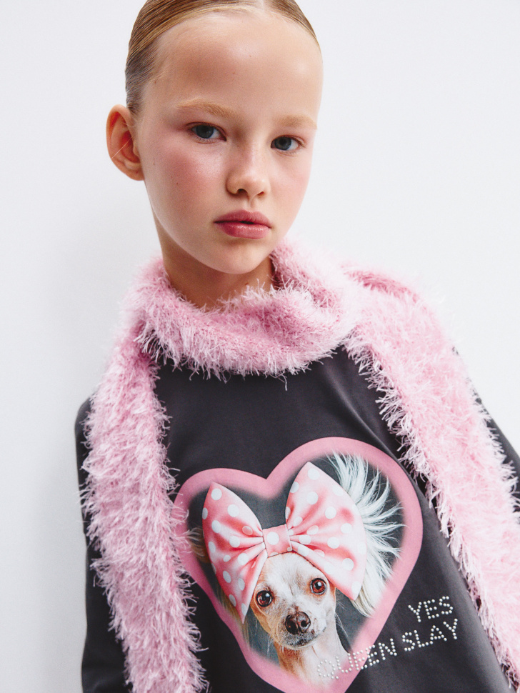 Пушистый шарф для девочек 799₽