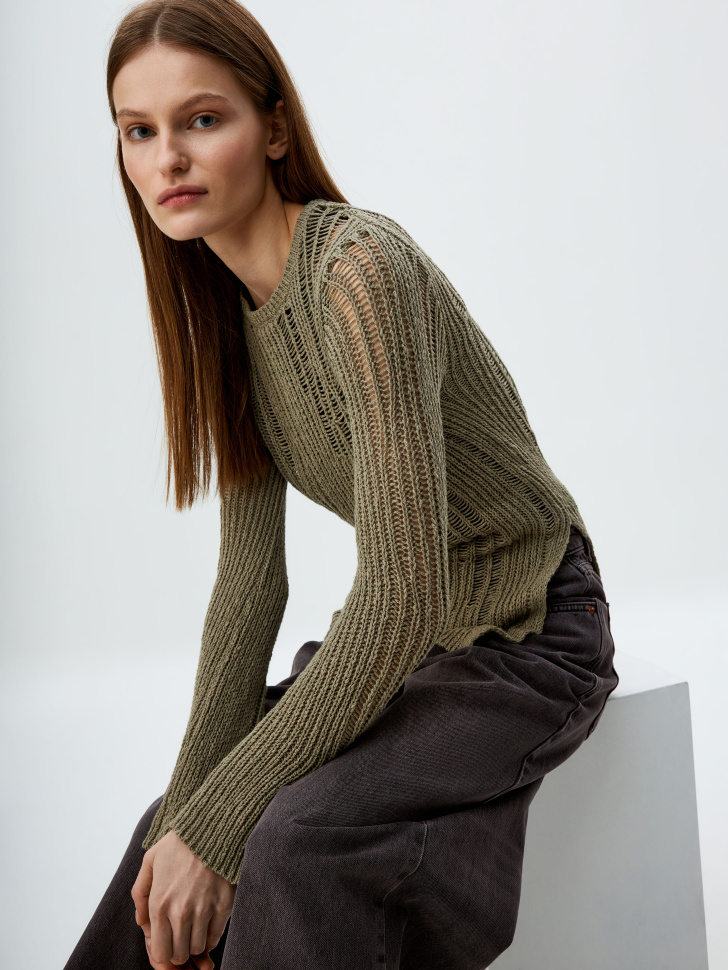 

Вязаный джемпер в стиле гранж