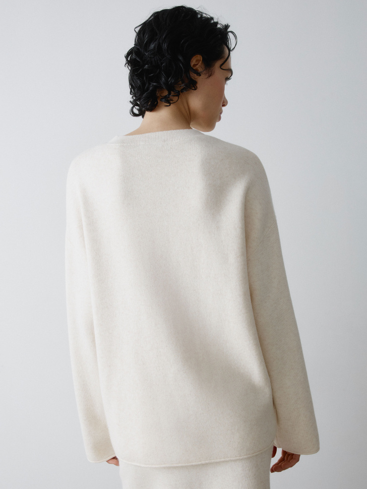 джемпер с содержанием ангоры и шерсти 4610517253569 купить с доставкой