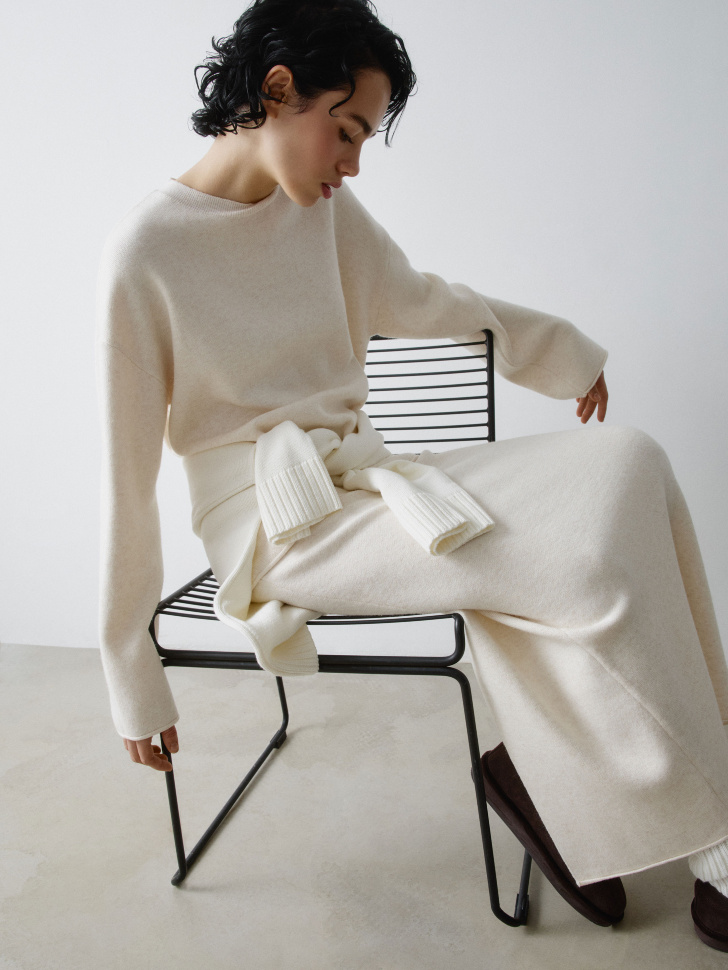 джемпер с содержанием ангоры и шерсти 4610517253569 по акции