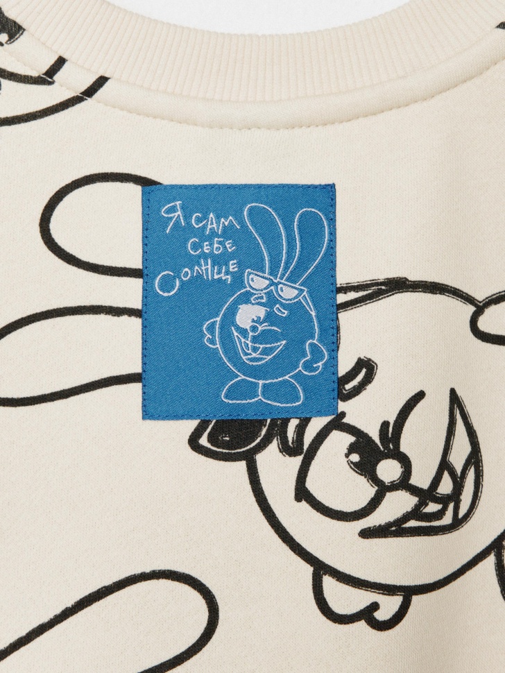 свитшот для мальчиков с принтом  x смешарики 4610517192257 купить с доставкой