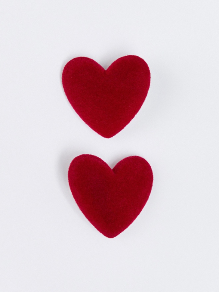 Набор заколок SELA для девочек, красный, арт. 35783