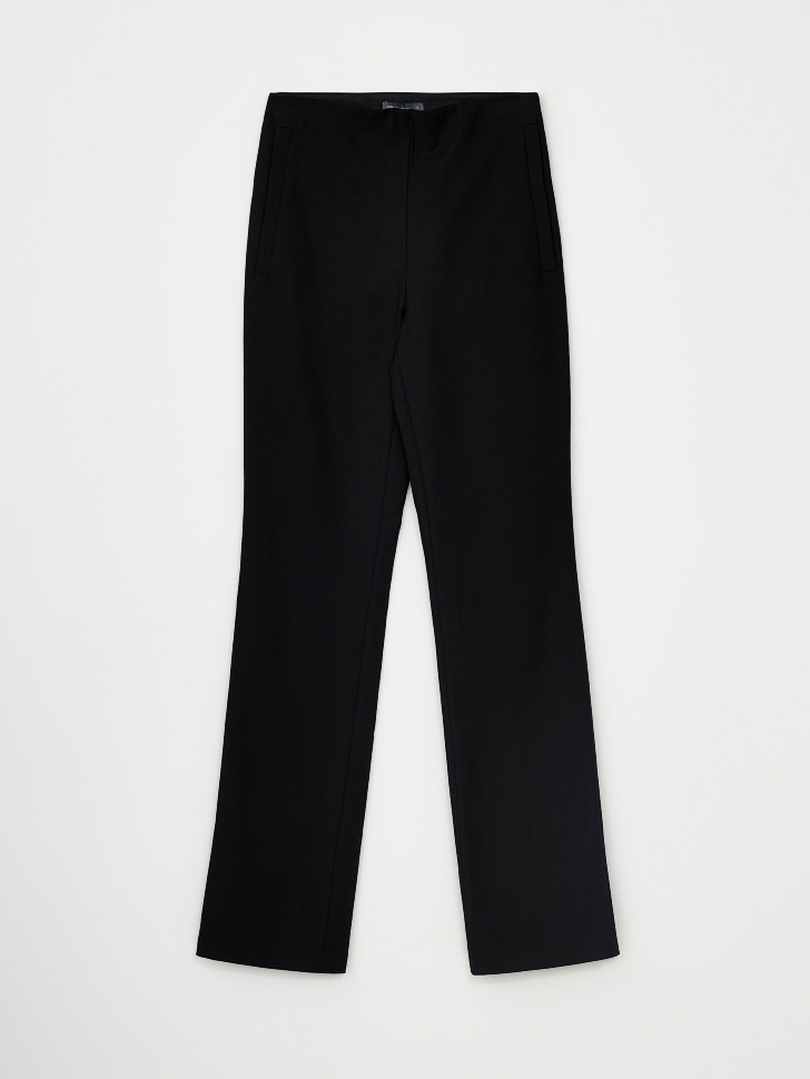 Костюмные брюки с разрезами сзади (черный, XS) sela 4680168440786 - фото 8