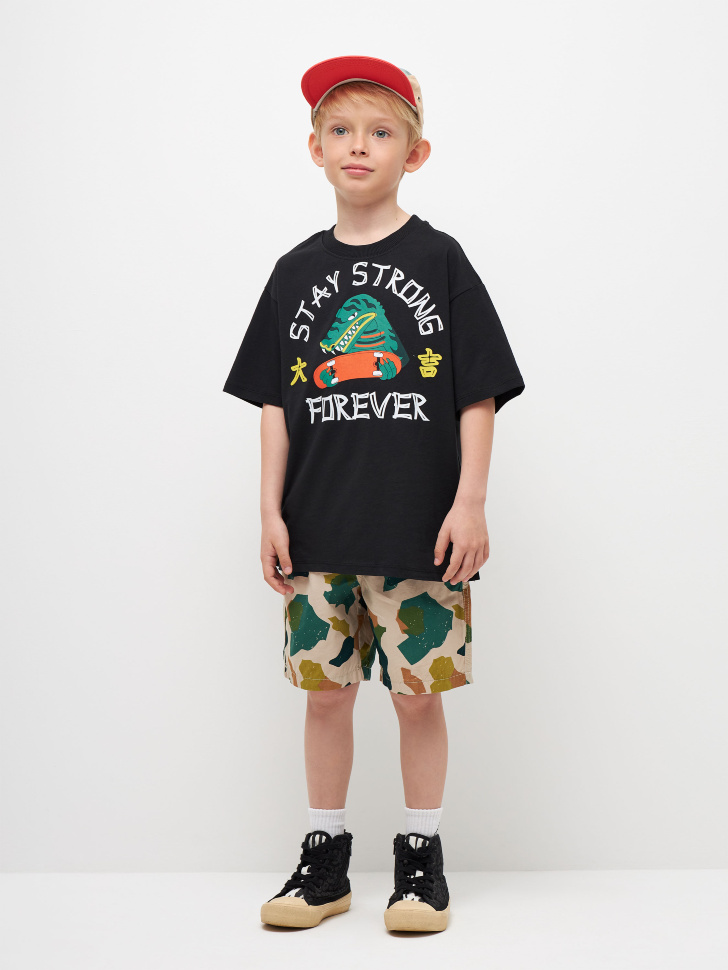 

Хлопковые шорты для мальчиков, Принт