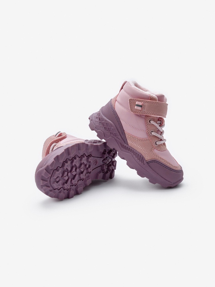 комбинированные ботинки для девочек универсального стиля с лицевой стороны