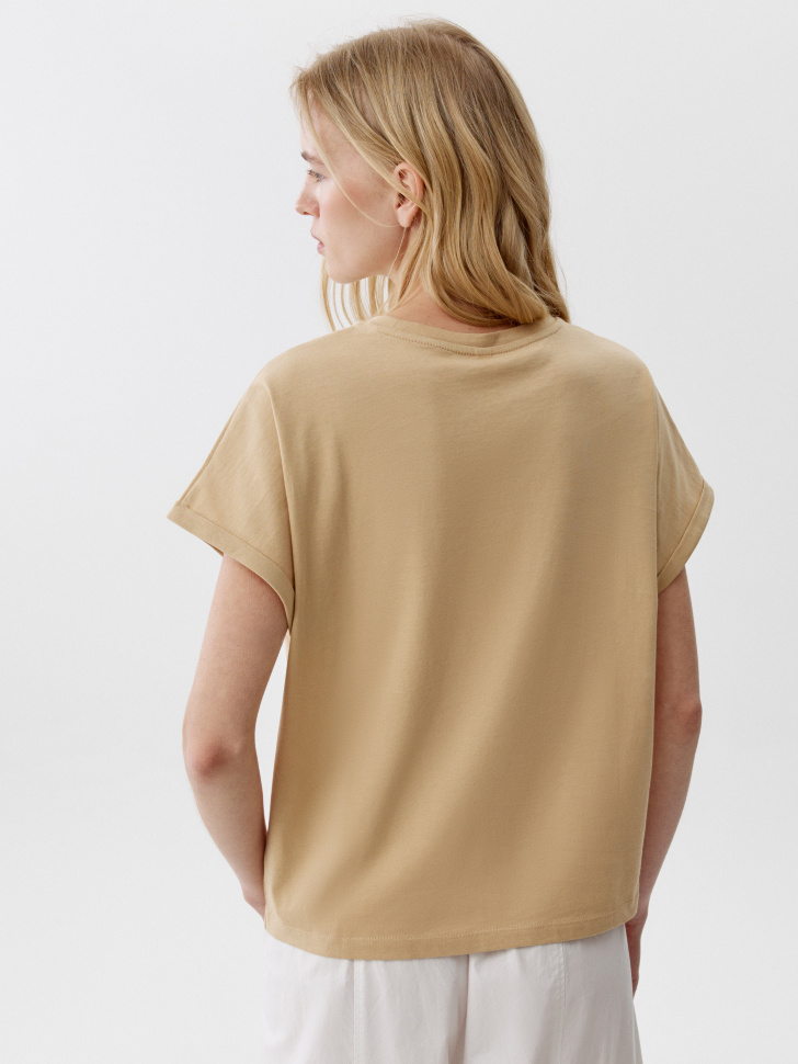 футболка оверсайз с карманом по цене 899 руб вид справа