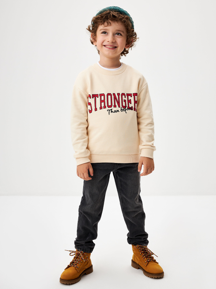 

Джинсы Straight fit на резинке для мальчиков