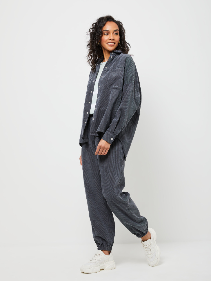 

Брюки из микровельвета