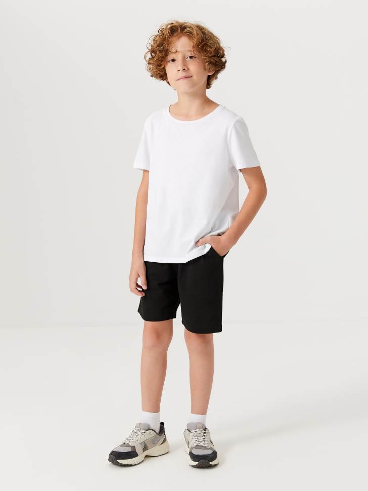 Спортивные шорты для мальчиков (черный, 164/ 14-15 YEARS)
