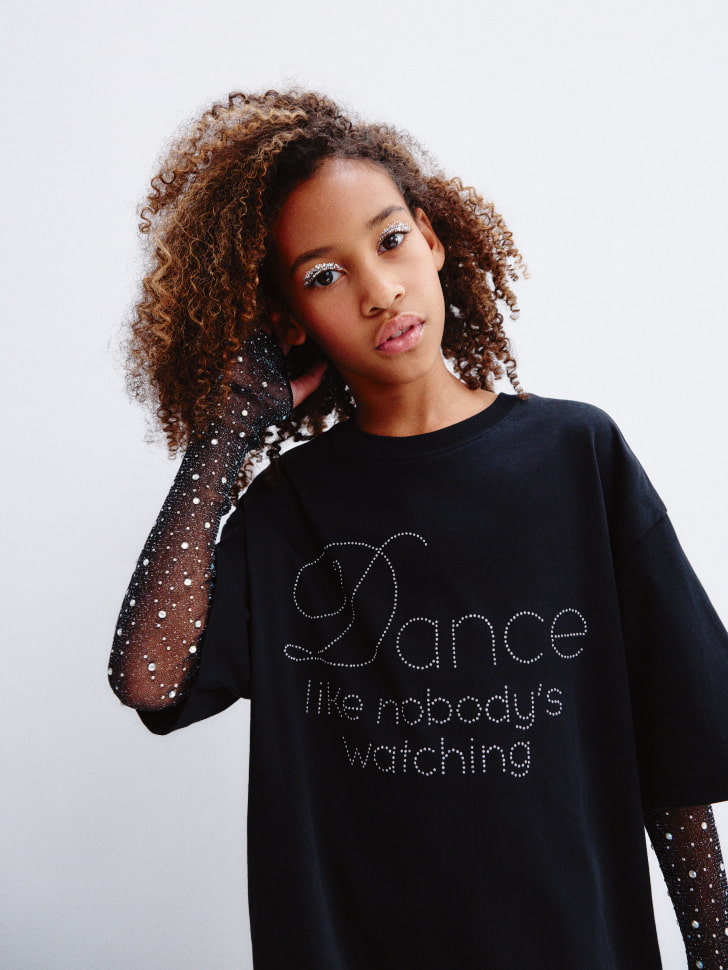 

Митенки со стразами для девочек, SL5811173525