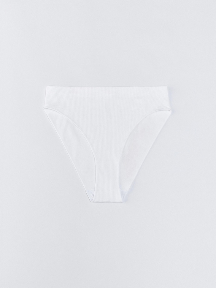 Трусы-слипы SELA Базовые, белый, арт. 34427