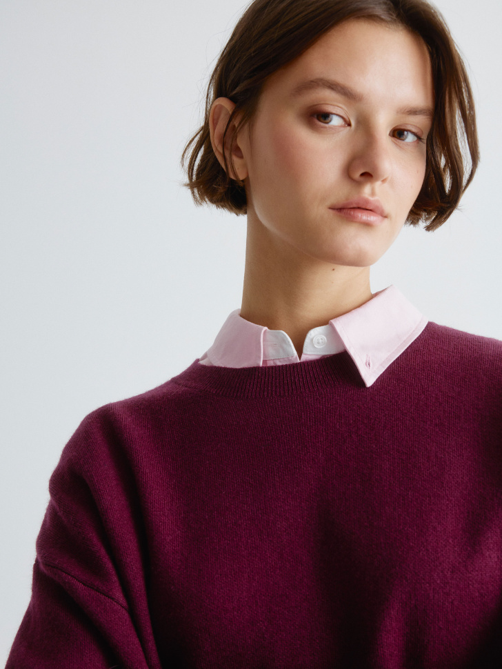 джемпер с содержанием ангоры и шерсти 4610517253613 с промокодом