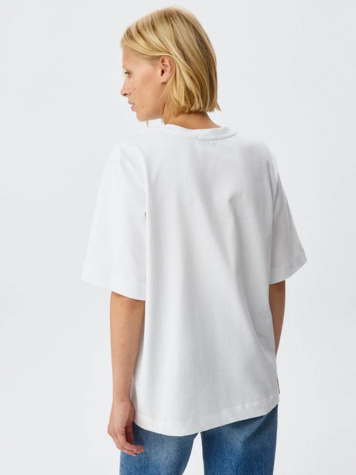 Базовая футболка ALBA oversize fit. Фото №3