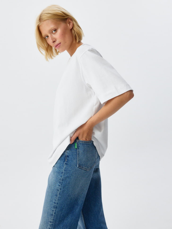 Базовая футболка ALBA oversize fit. Фото №4