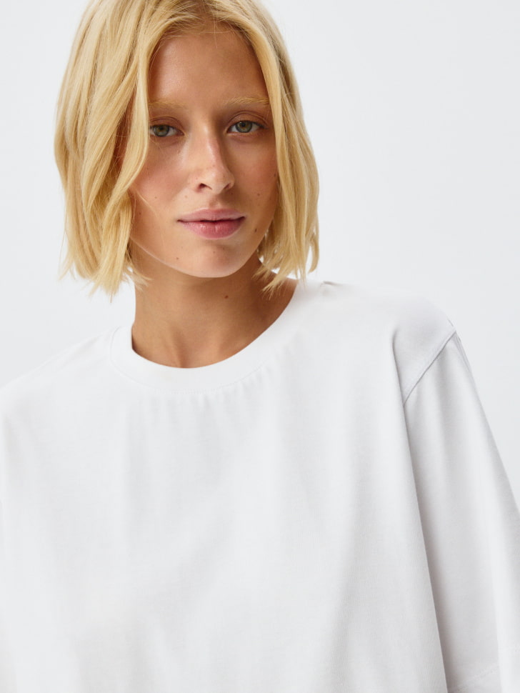 Базовая футболка ALBA oversize fit. Фото №5