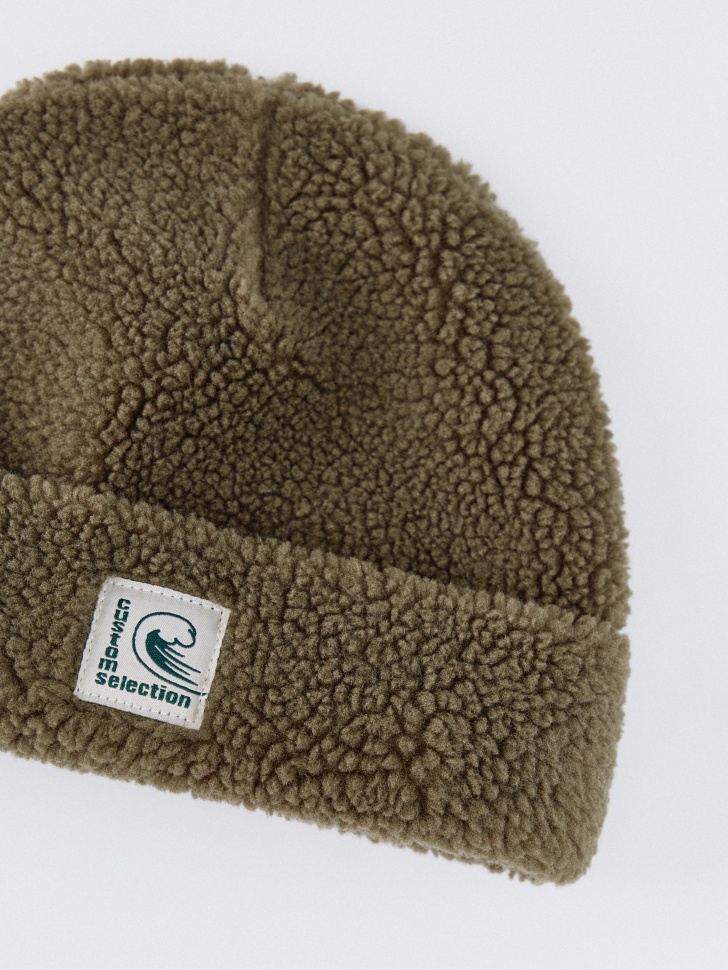 флисовая шапка с отворотом для мальчиков 4680798505657 в интернет магазине