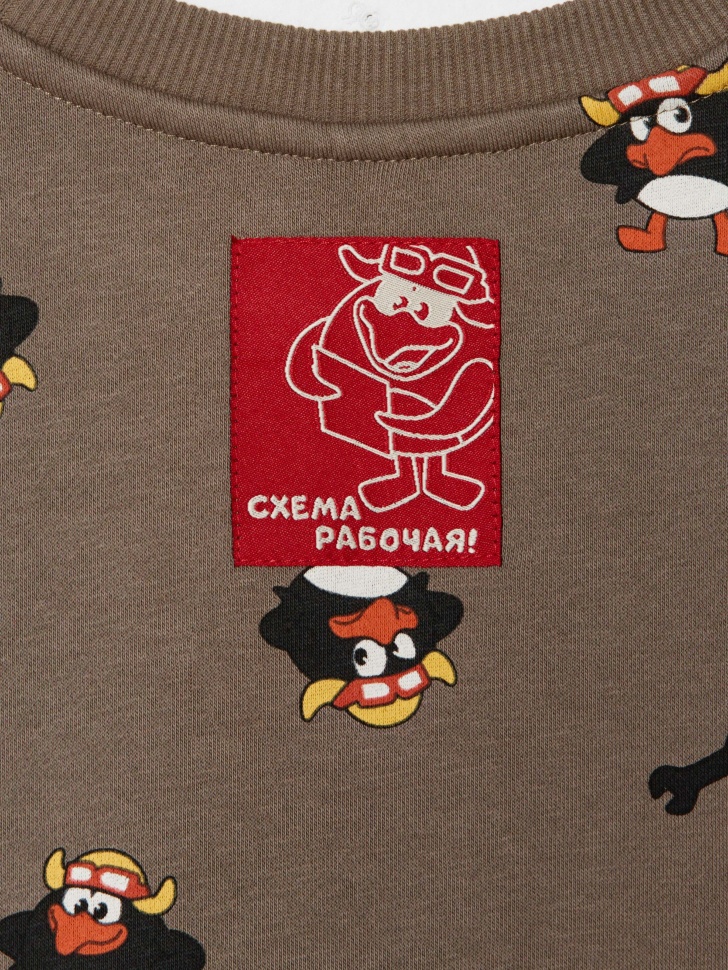 свитшот для мальчиков с принтом  x смешарики 4610517192219 купить с доставкой