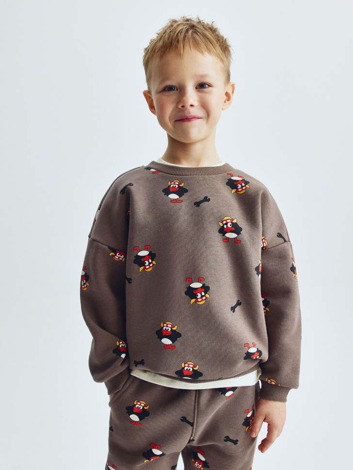 Свитшот для мальчиков SELA x Смешарики, арт. 32330