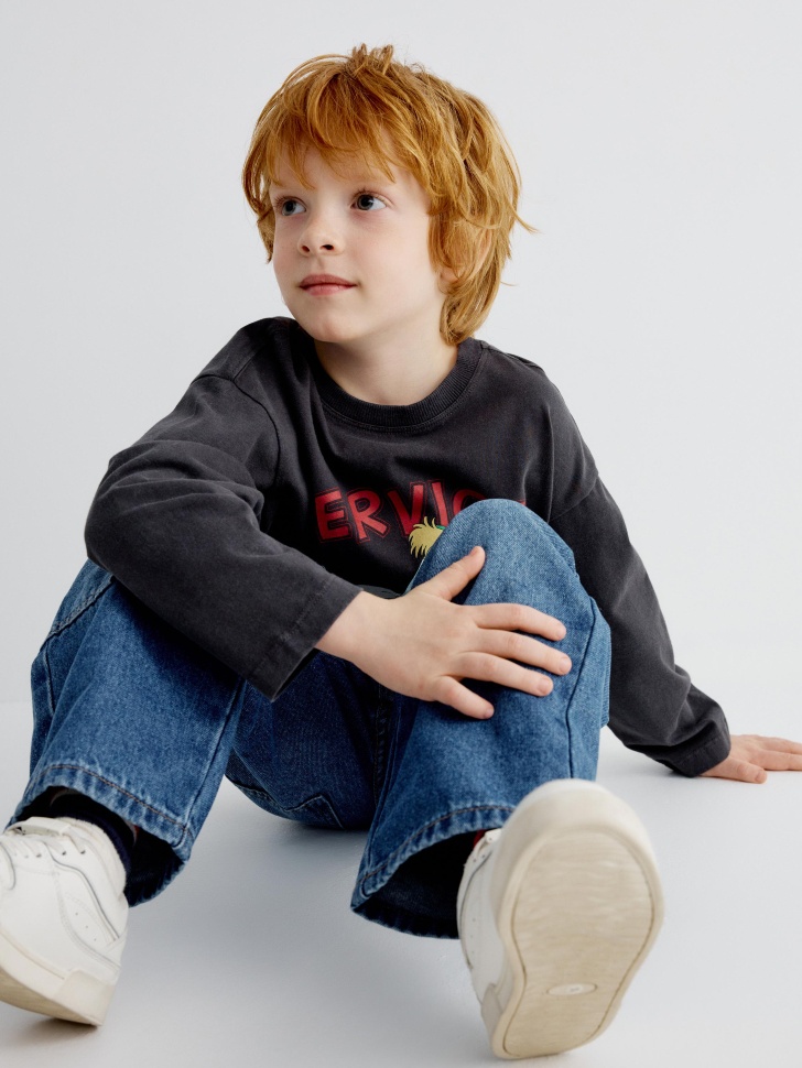 джинсы cargo для мальчиков из россии вид сбоку