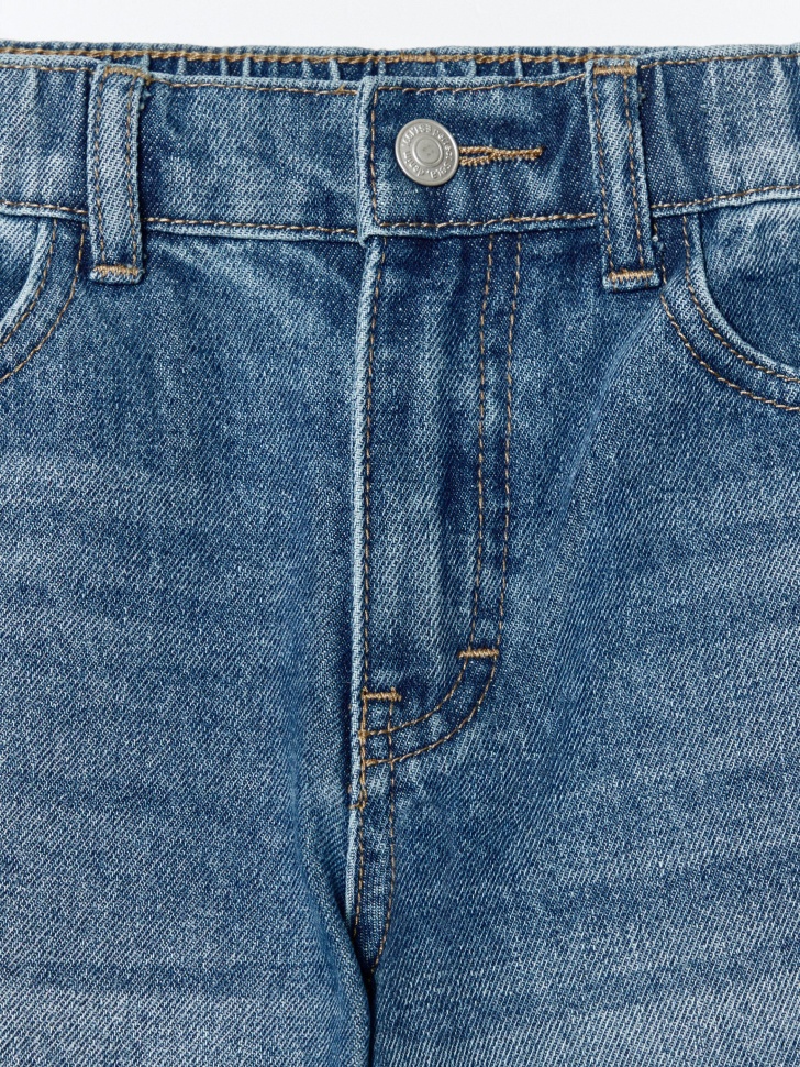 джинсы cargo для мальчиков из хлопка спереди