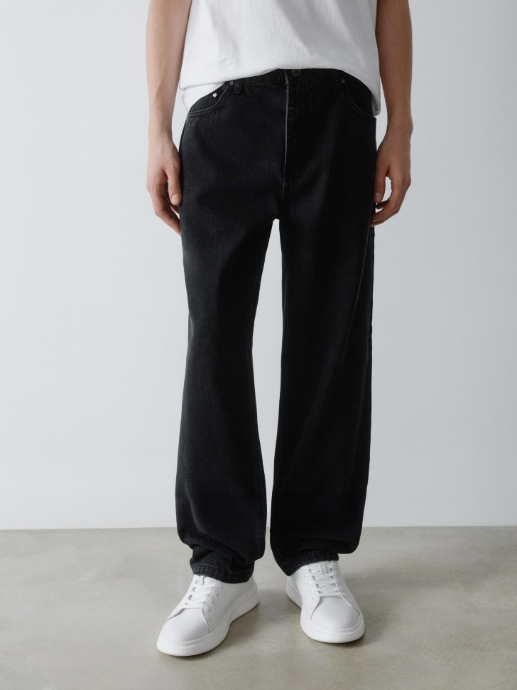 джинсы straight fit со средней посадкой 4610517154873 по акции