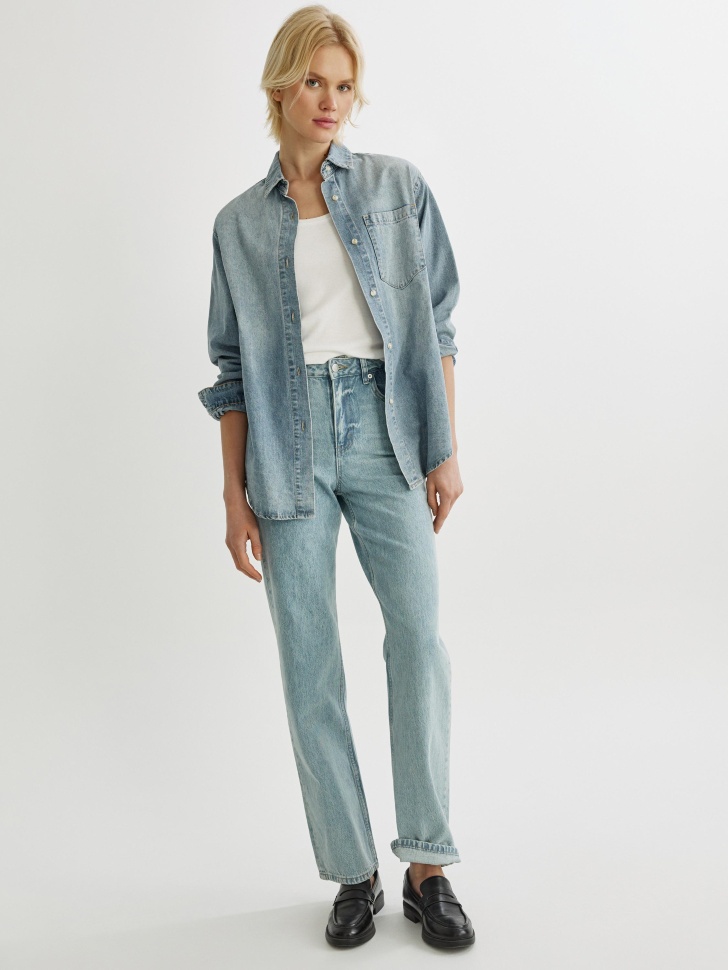 

Широкие джинсы на высокий рост, SL6802011402