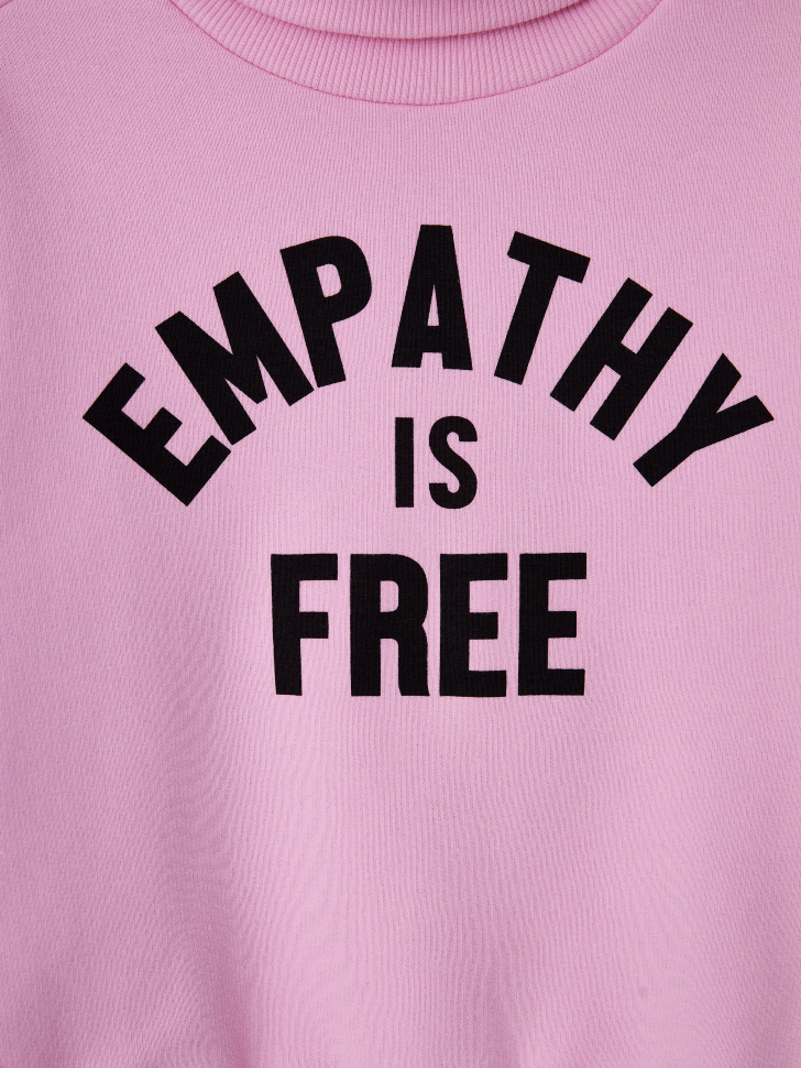 свитер для девочек (розовый, 110) sela 4680168301032 - фото 3