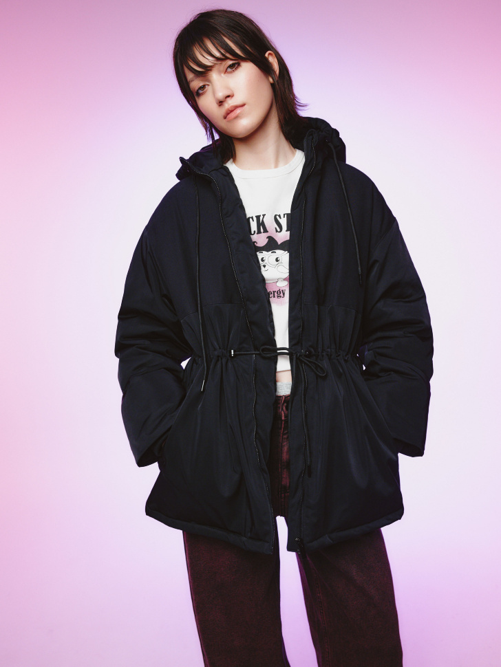 

Куртка комбинированная оверсайз из линейки SELA Young, SL6802211102