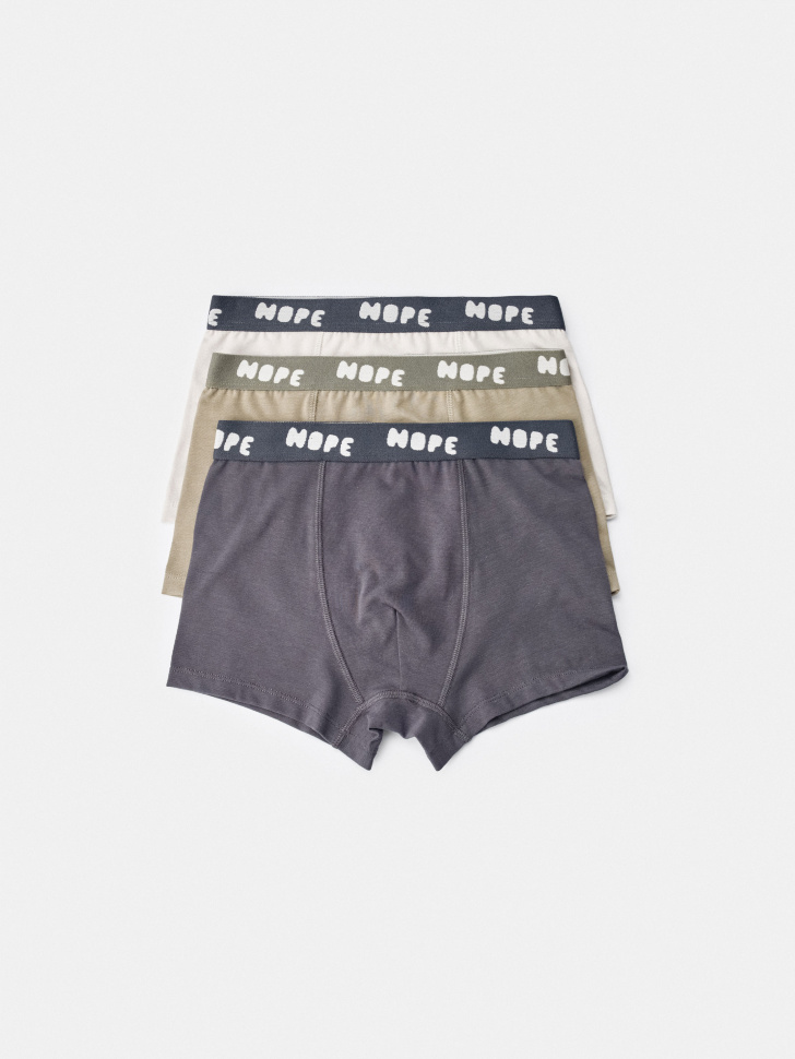 Набор из 3 трусов-боксеров Sela для мальчиков, разноцветный, арт. 51466