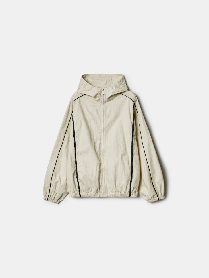 Ветровка Sela для девочек, бежевый, арт. 42200