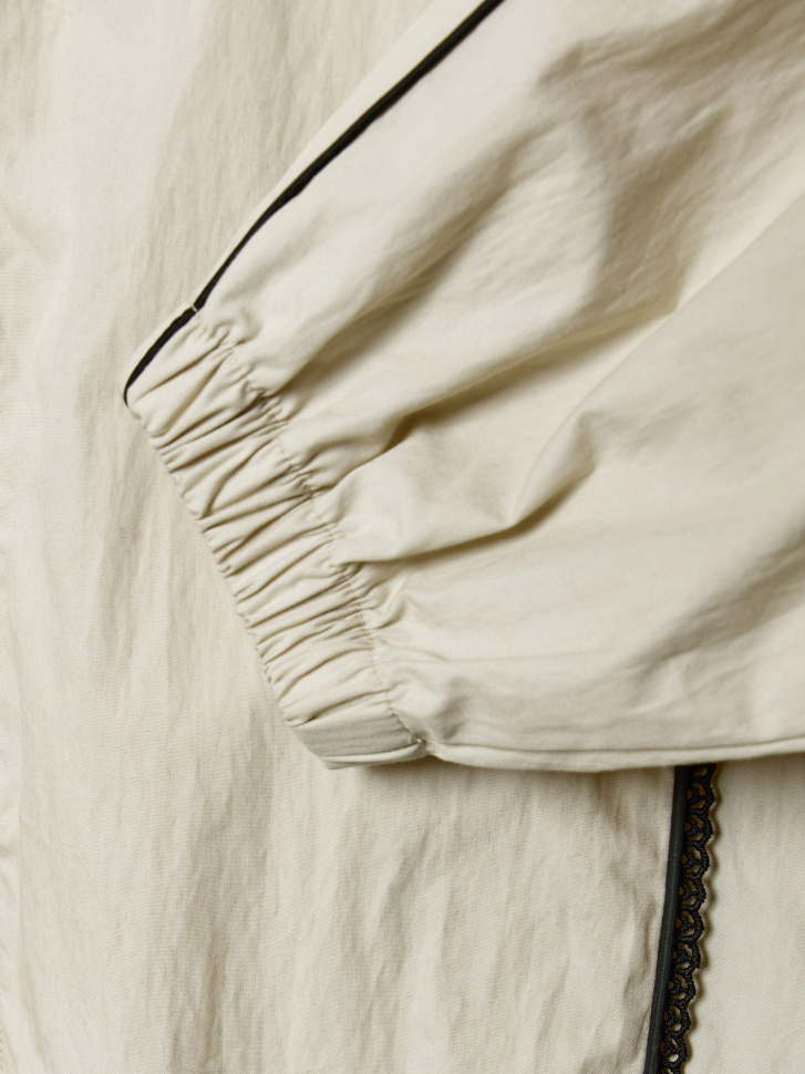 ветровка из смесового хлопка для девочек универсального стиля с лицевой стороны